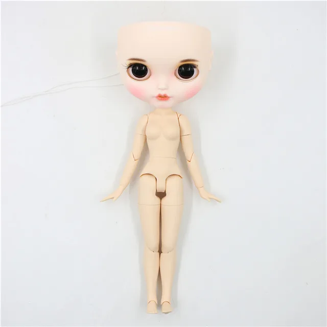 factory Blyth doll bald head customized matte face white skin DIY custom DOLL - Цвет: naked doll