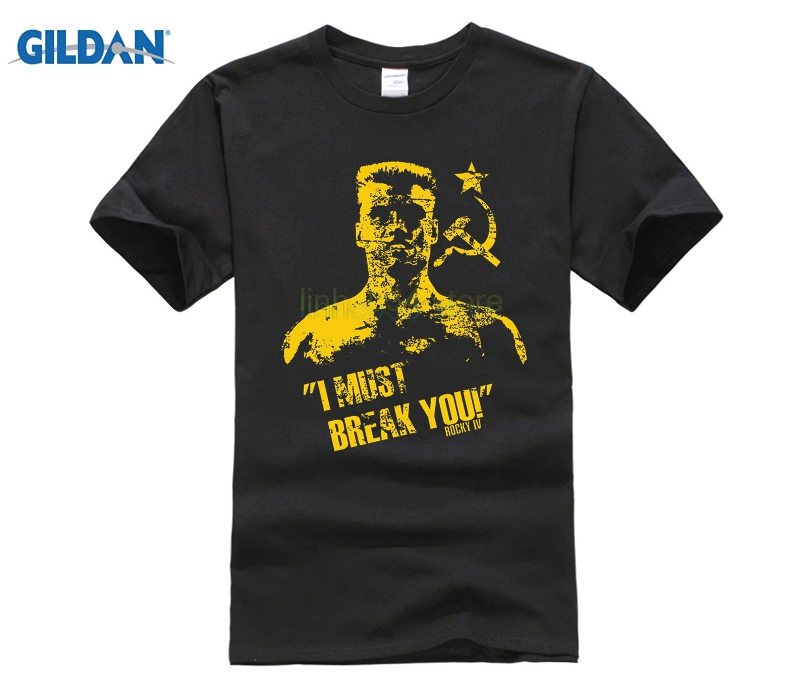 New cotton T-shirt men's round neck short-sleeved casual I Must Break You Drago Shirt |