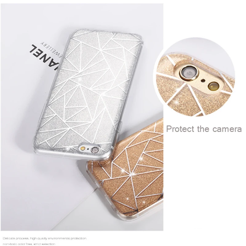 Блеск телефона чехол для iPhone X 8 7 6 S плюс мода Косметическая пудра Блёстки diamond iphone