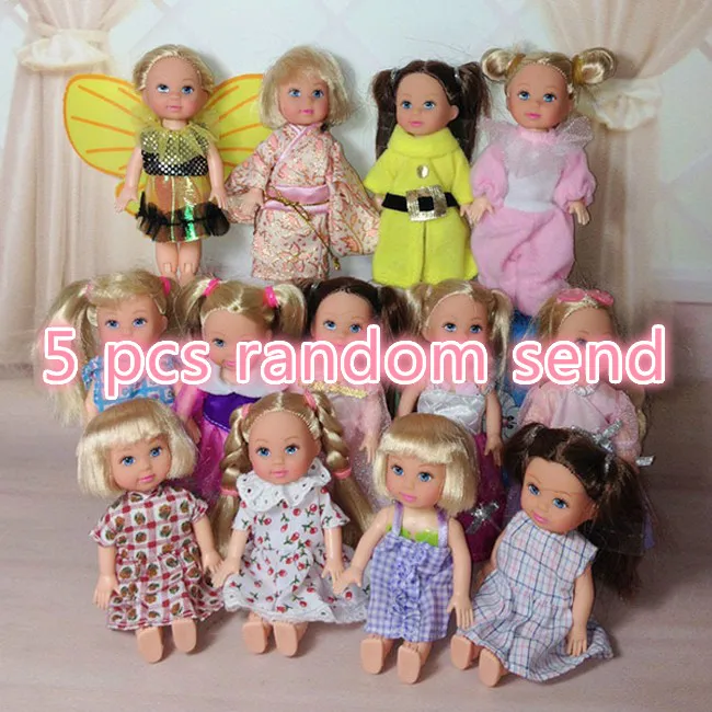 5 шт. куклы новая кукла с одеждой для Келли лучший подарок на день рождения
