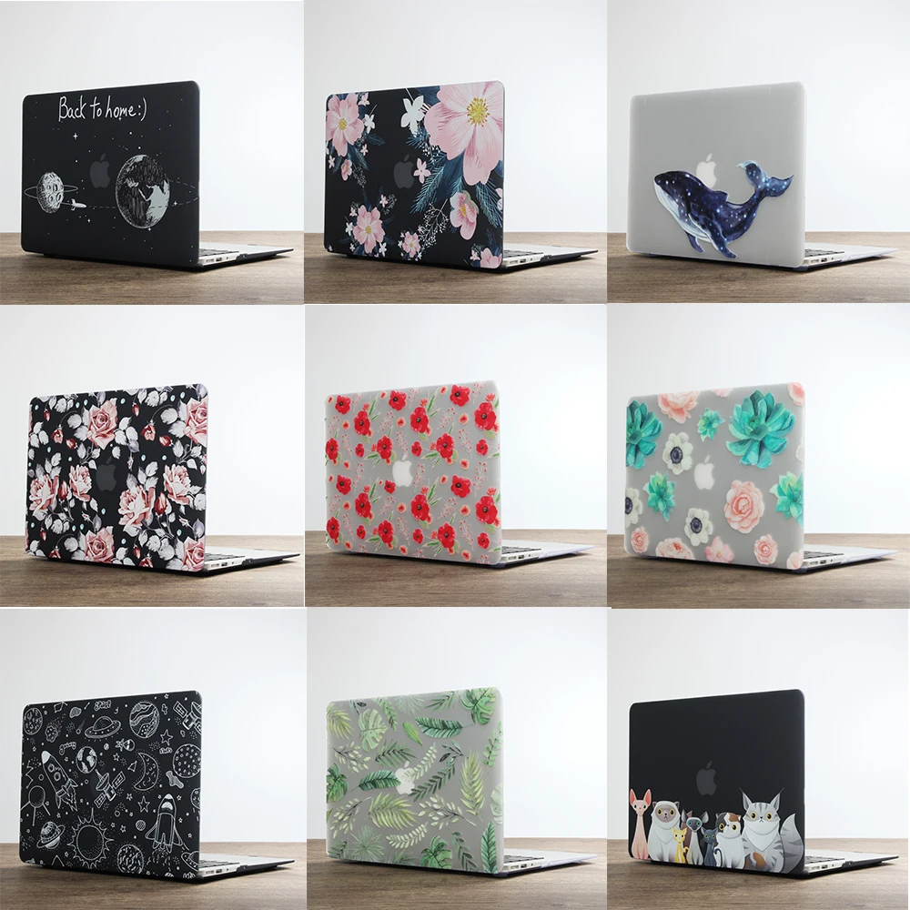 2019 Новый чехол для ноутбука Apple MacBook Air Pro Retina 11 12 13 15 mac book 3 дюйма с крышкой