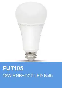 E27 E14 GU10 MR16 FUT103 104 105 011 012 013 014 пилу 017 018/019 4 Вт, 5 Вт, 6 Вт, 9 Вт, 12 Вт RGB+ CCT RGBW Светодиодная лампа двойной белый прожектор - Испускаемый цвет: FUT105 E27 12W