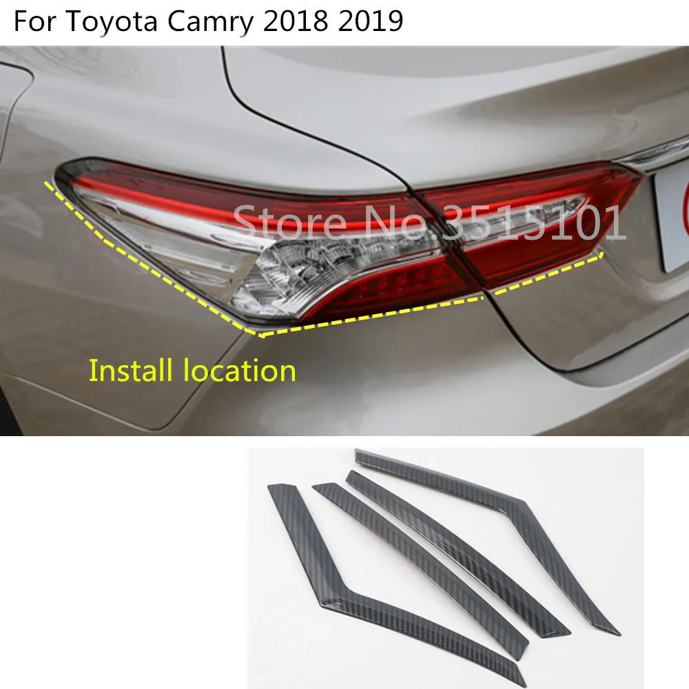 4 шт. задние фары для Toyota Camry XV70 2017 2018 2019 2020|Хромирование| |