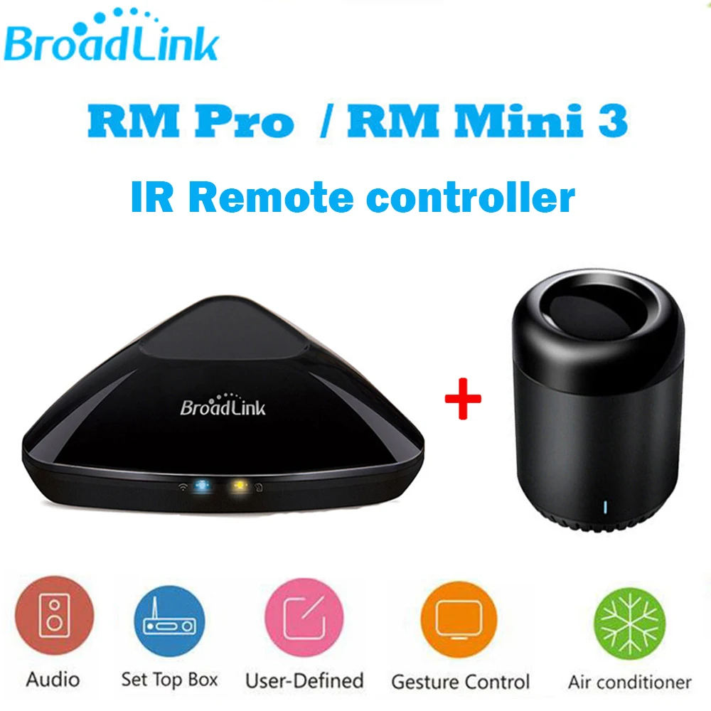 Broadlink RM Pro RM33+ RM mini3 умный дом автоматизация универсальный контроллер wifi+ IR+ RF пульт дистанционного управления