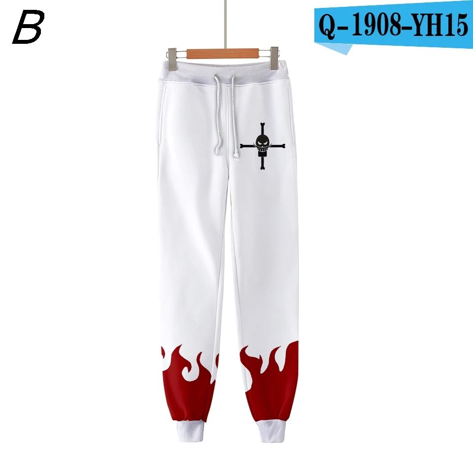 Темно-серый One Piece Aventure Model Hot Anime 3d Pants Men Cosplay Trousers Jongens Straw Monkey D Hip-hop Plus Size Baseball Pants Vrouwen - Цвет: Темно-серый