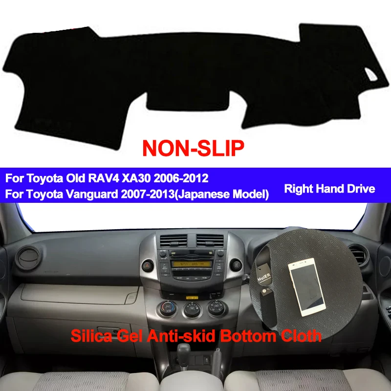 Силиконовый коврик для приборной панели TAIJS Toyota RAV4 Vanguard XA30 2006 2007 2008 2009 2010 2011 2012