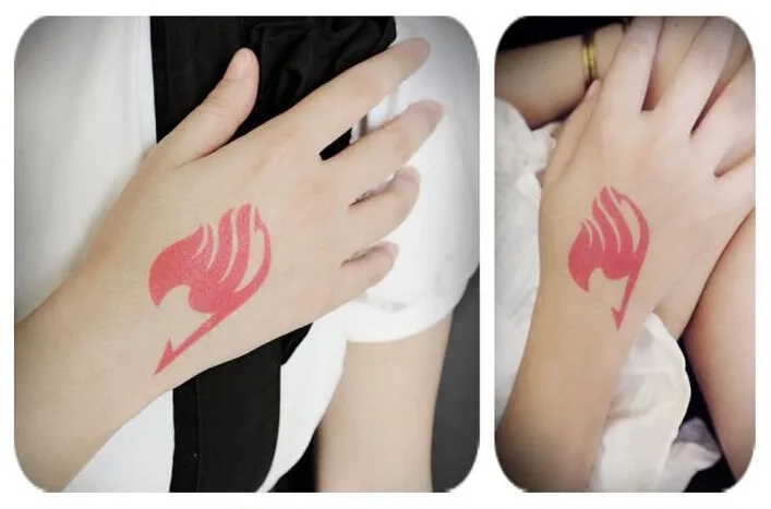 20 шт./лот) наклейка на тело "Хвост Феи" Нацу Эльза серая Lucy Zera Yuri Zero Косплей татуировки водостойкие наклейки s