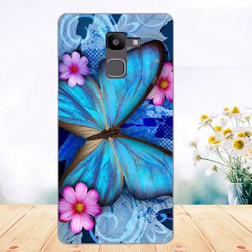 Мягкий чехол для телефона из ТПУ Fly FS554 Power Plus FHD силиконовые чехлы с рисунком волка