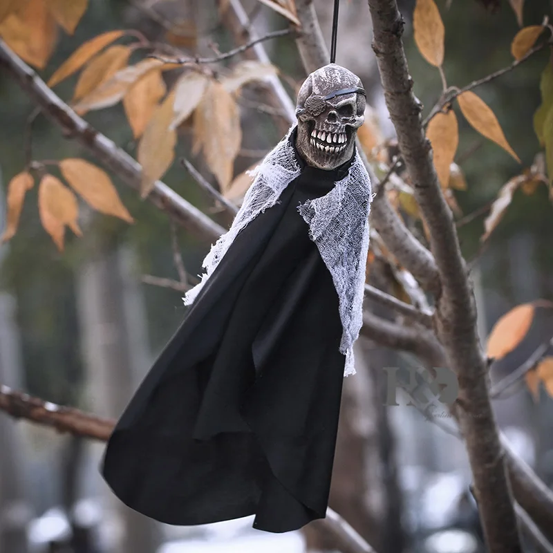 H &amp D Хеллоуин висящий Скелет Жнеца Хэллоуин реквизит Дом с привидениями