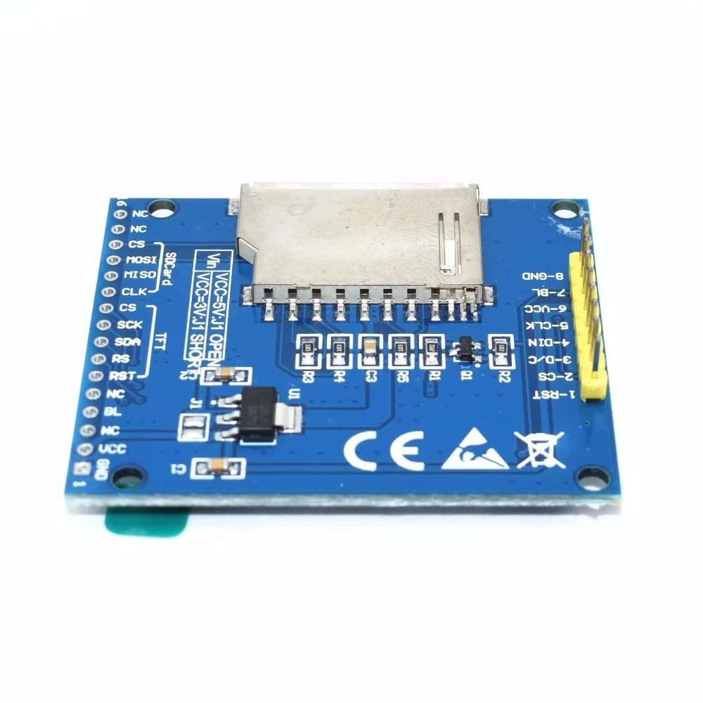 Мини 1 8 дюйма серия SPI TFT ЖК модуль дисплей с PCB адаптером IC 128x160 точечная матрица 3 В
