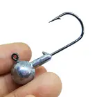 Рыболовный крючок с джиг-головкой 1.  2g 3.  7g 10g 14g 20g pesca, свинцовый крючок для джиггинга, рыболовные крючки для мягкой приманки