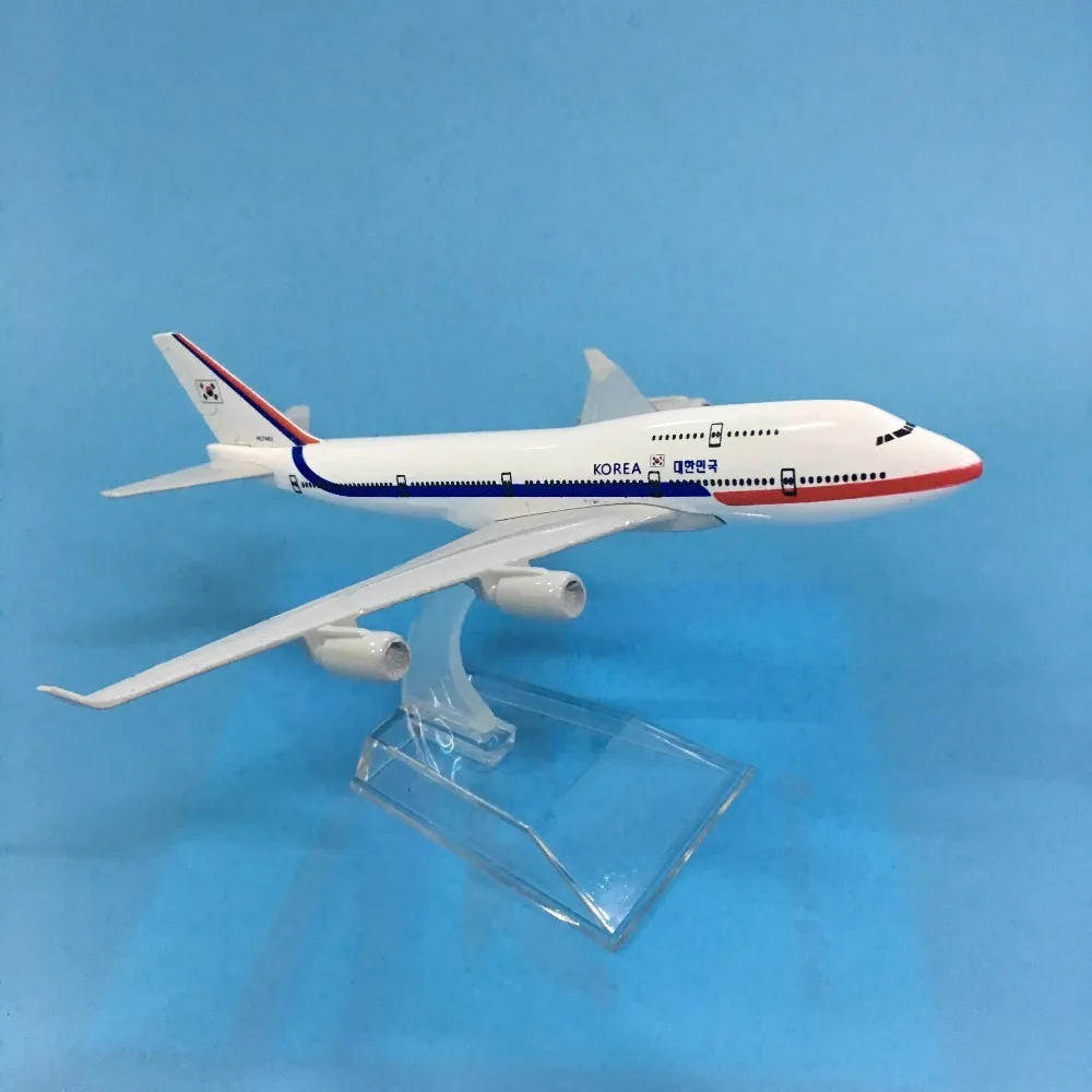 JASON TUTU модель самолета литой металл 1:400 16 см Модель Корея номер 1 Boeing 747 самолет