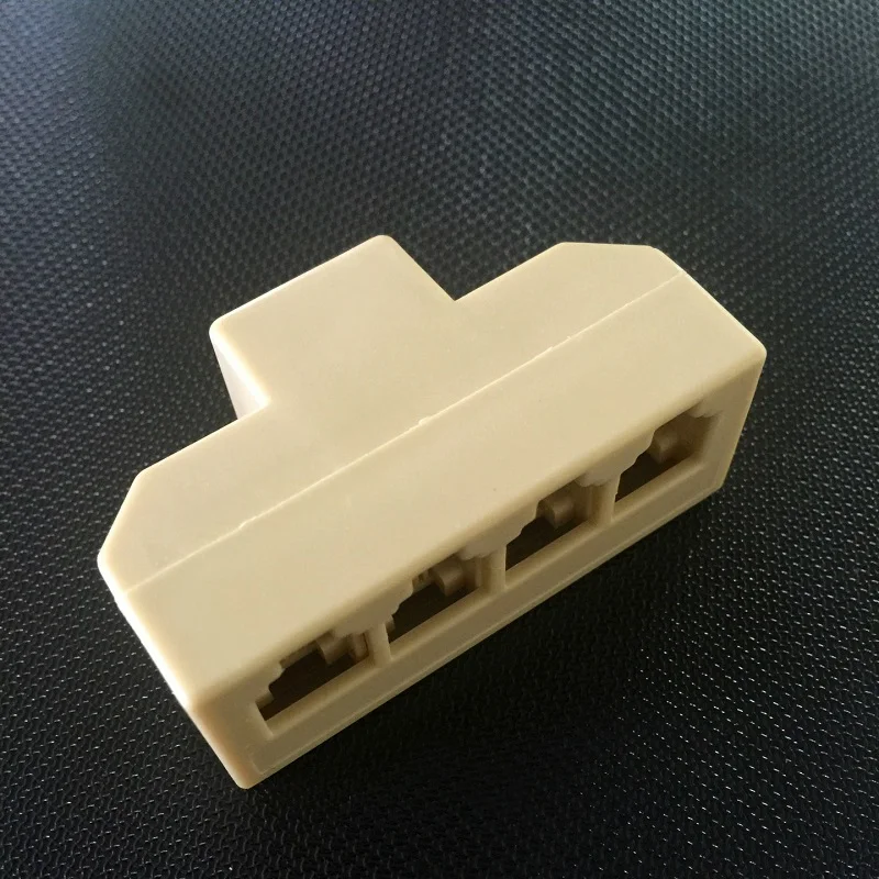 RJ11 Телефонная распределительная коробка пятисторонняя 6P4C четырехъядерный одна