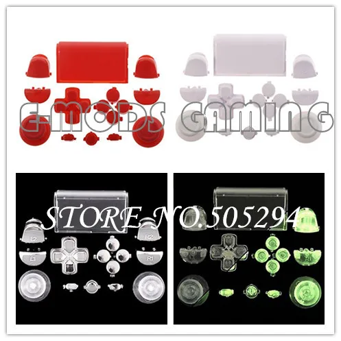 Сменный корпус из 15 шт. Полная кнопка ручка для большого пальца + D pad контроллера