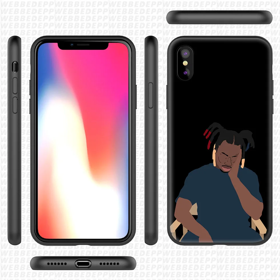 WEBBEDEPP Denzel Curry Rap Soft Silicone Case for iPhone 11 Pro Xr Xs Max X or 10 8 7 6 6S Plus 5 5S SE |