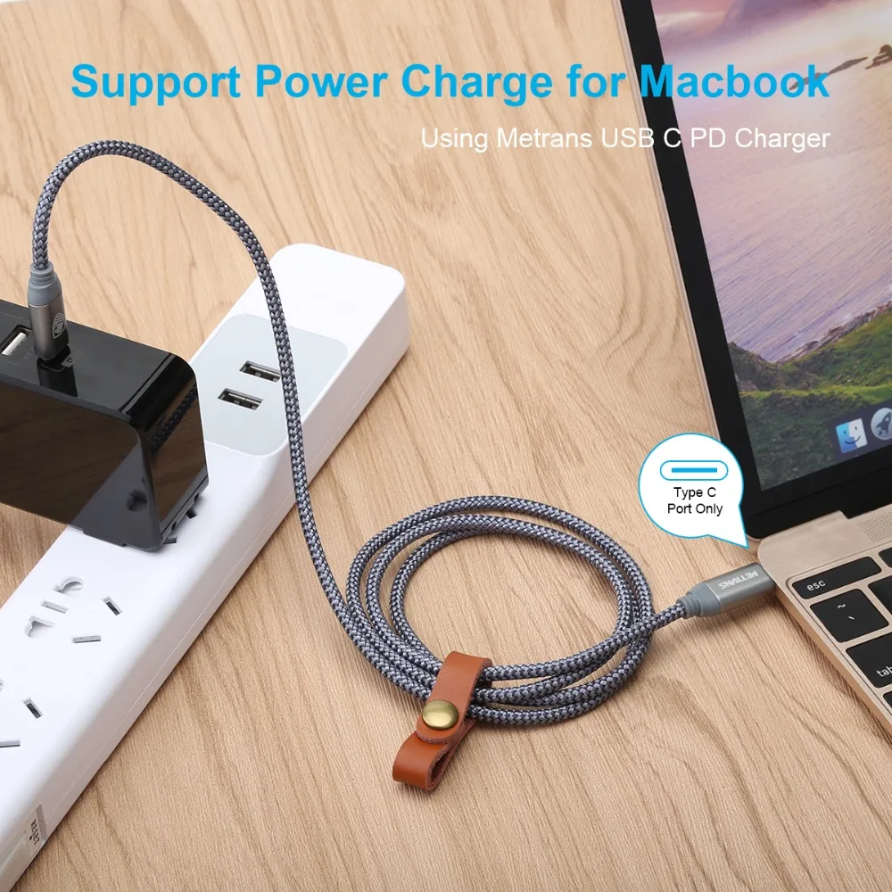 Meтранс 2 м usb type C к USB кабель для samsung huawei PD быстрой зарядки USB2.0 3A 60 Вт MacBook IPad