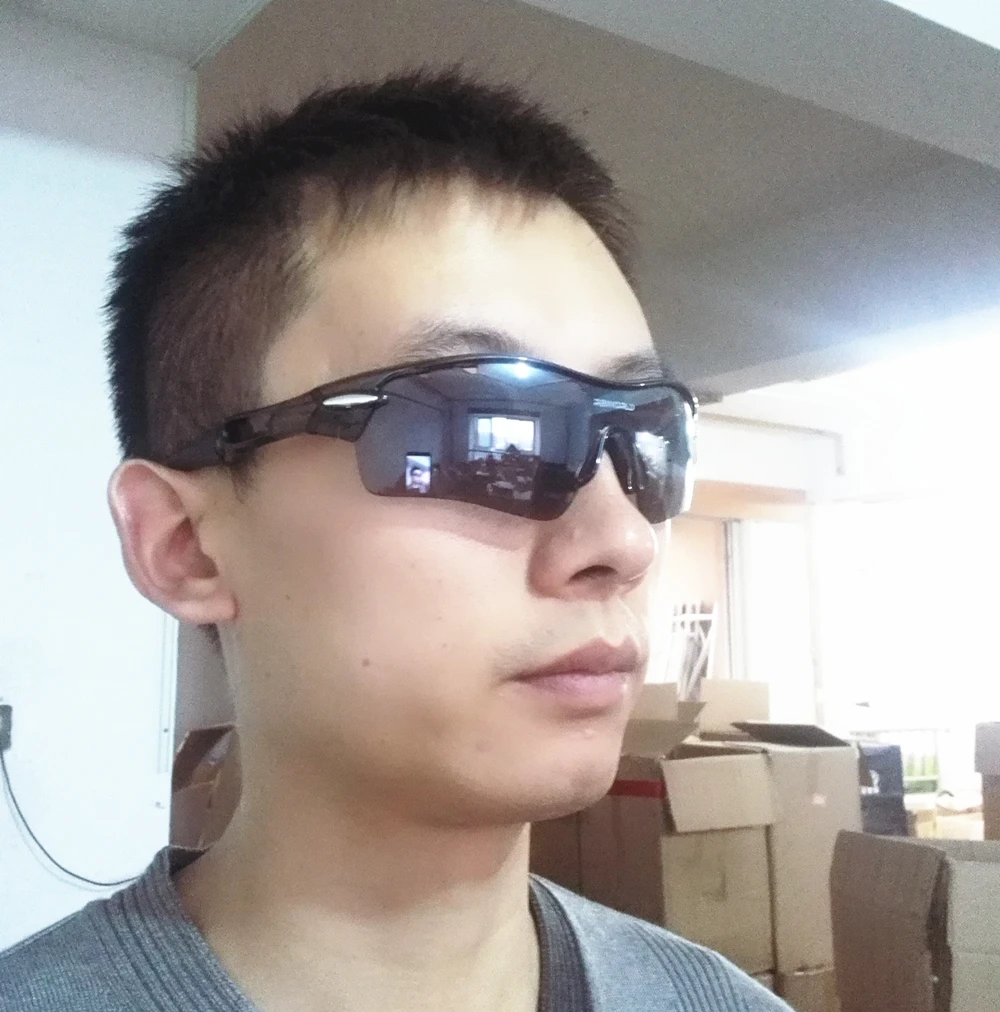 Фотохромные солнцезащитные очки TR90 для мужчин и женщин спортивные велоспорта с 2