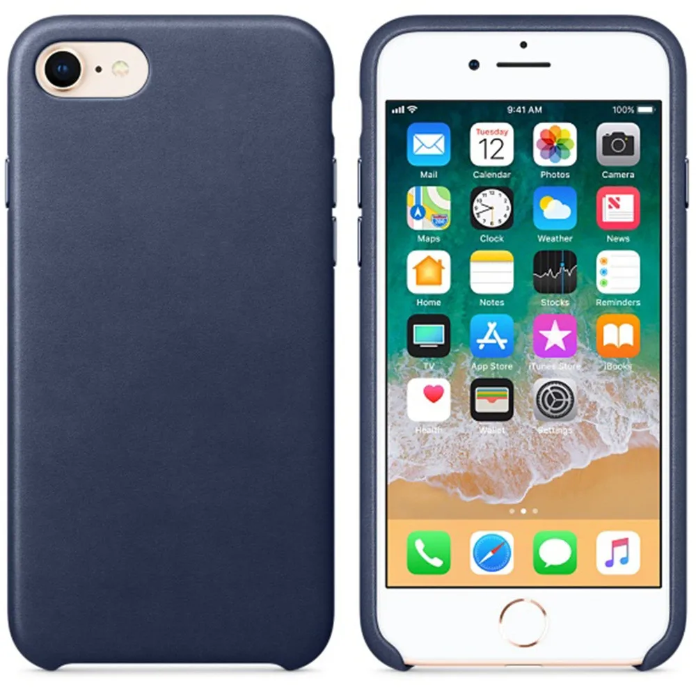 Del Ultra-Thin Leather Soft Stylish Protective Case Cover For iPhone 8/7 4.7inch td109 dropship | Мобильные телефоны и