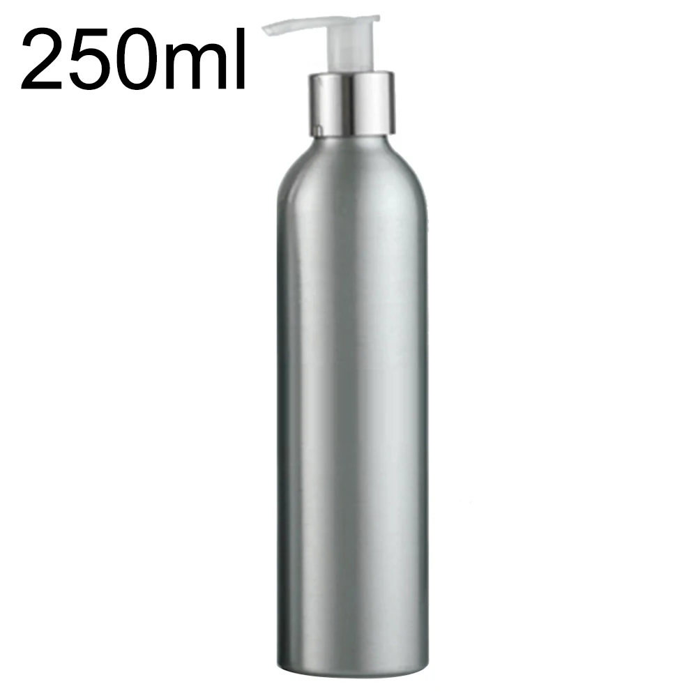 Silver 250ml 40 мл-250 мл мини ржавееся алюминиевая бутылка распылитель парфюмерный Лосьон дезинфицирующее средство насос контейнер многоразовые бутылки удобство - Цвет: Silver 250ml