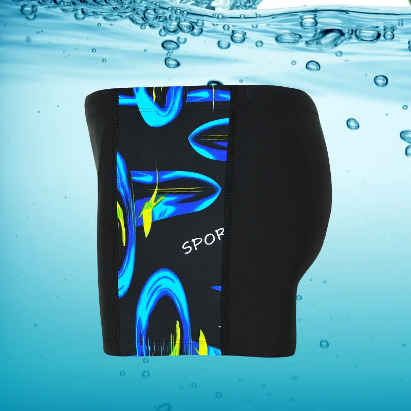 Мужские шорты для плавания дышащие шорты-боксеры с квадратными штанинами