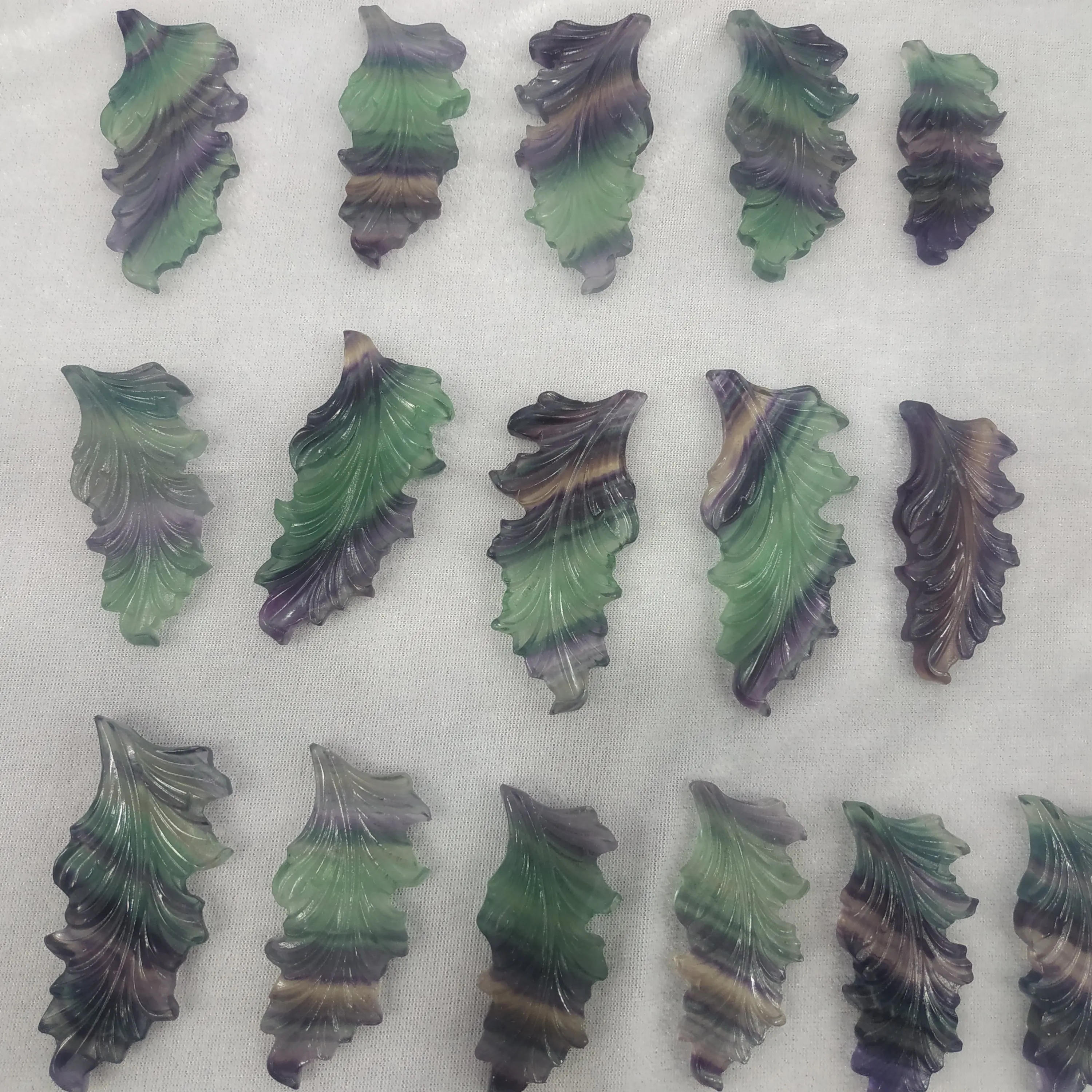 Высококачественный натуральный хрустальный Радужный флуоритовый драгоценный