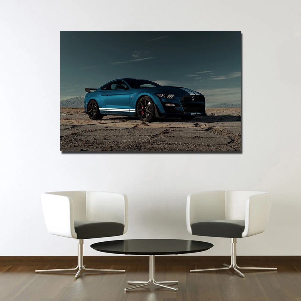 Ford Mustang Shelby GT500 суперкар плакаты настенные художественные принты на холсте декоративные картины для домашнего декора