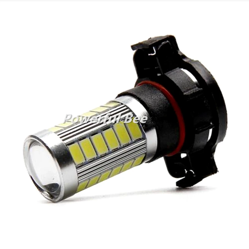 2 x H16/5202 33SMD 15 Вт автомобисветодиодный светодиодные противотуманные фары желтая