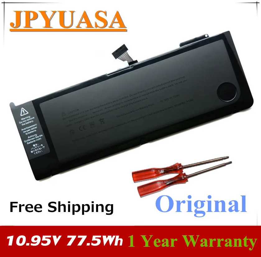 JPYUASA 10 95 V 77.5wh A1382 A1286 ноутбук Батарея для Apple MacBook Pro моноблок 15 &quotрано поздно 2011 Mid