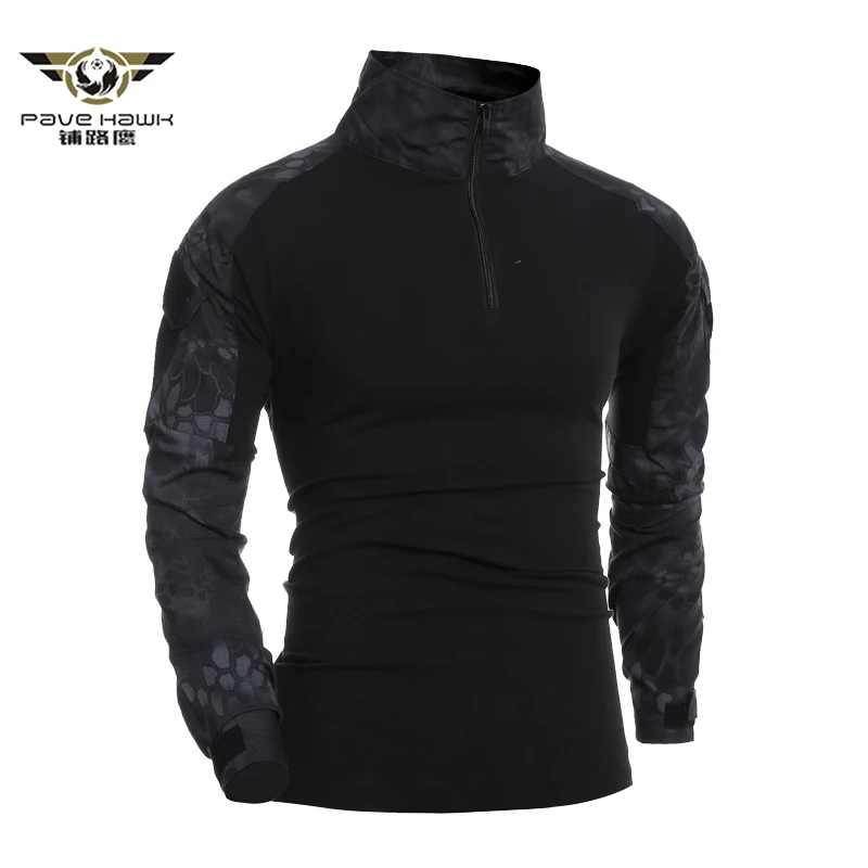 

Spring Men Army Tactical T shirt SWAT Soldiers Military Combat T-Shirt Long Sleeve Camouflage Shirts Paintball T Shirts S-2XL
