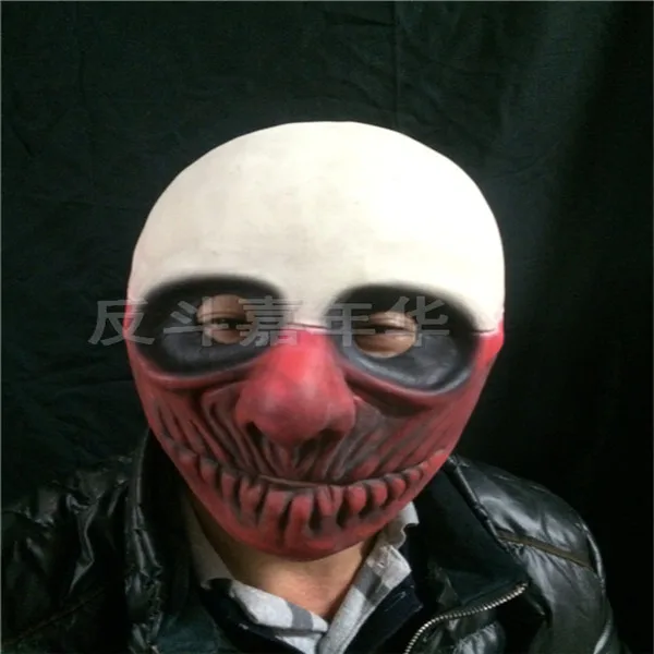 Латексная Маска для Хэллоуина высшего класса вечерние страшные маски клоуна