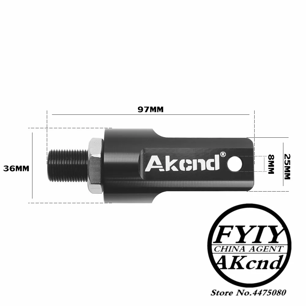 AKCND мотоцикл амортизатор Удлиняющая головка преобразования вилка круглая