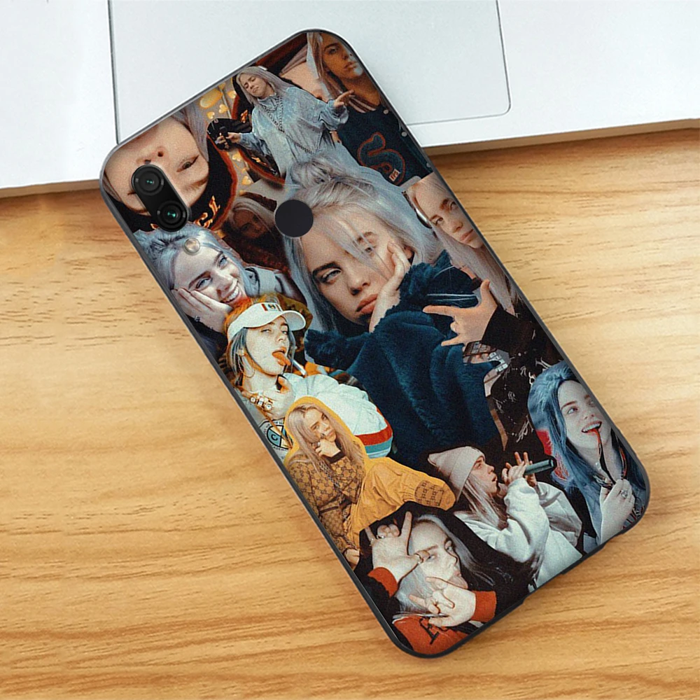 Billie eilish радужные глаза океана мягкий чехол для Xiaomi Redmi Note 7 4 4X6 Pro 5 Plus 5A 6A Go S2 - Цвет: 18