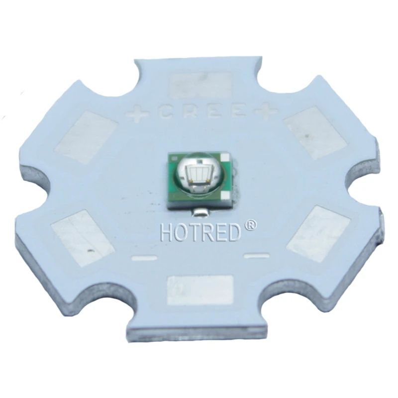 Светодиодный фонарь SMD3535 50 шт. 3 Вт ярко синий темно красный может заменить cree XPE с