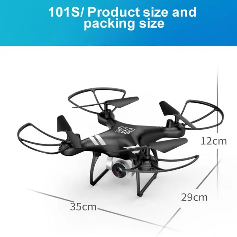 Детский Радиоуправляемый Дрон WiFi FPV HD 0.3MP камера 4CH 6 осевой гироскоп удерживающий