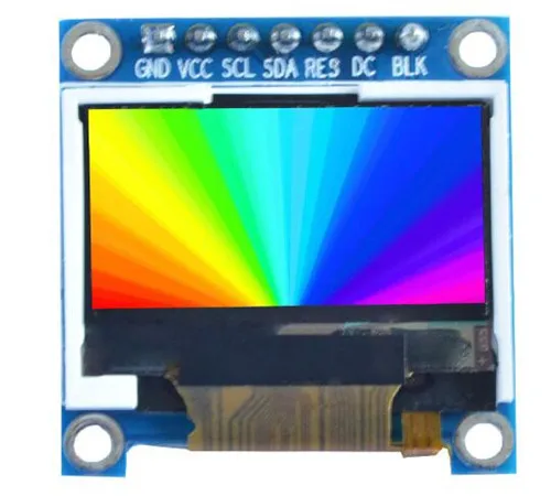Модуль TFT LCD дисплея 0 96 дюйма 4 проводной последовательный порт SPI 7pin ST7735S драйвер