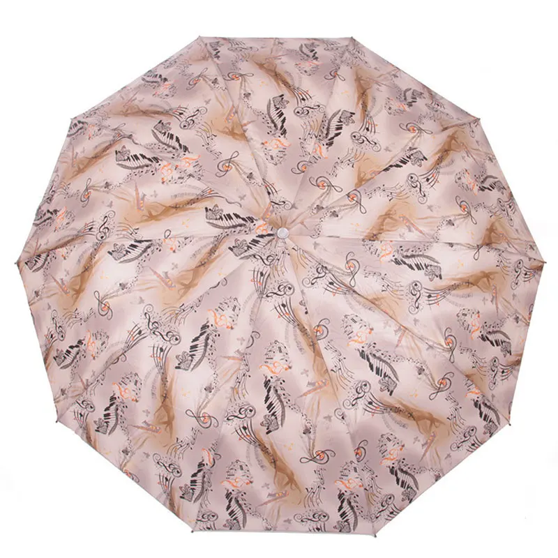 Креативный узор розовый зонтик дождевик для женщин ветрозащитный Сверхлегкий
