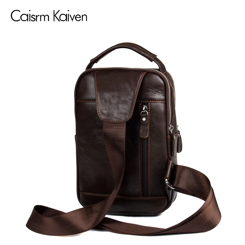 Caisrm kaiven Повседневное Мужские сумки кожаная сумка Для мужчин черный | Багаж и