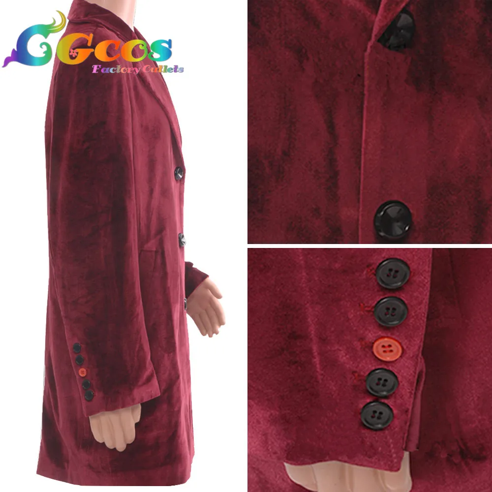 CGCOS Бесплатная доставка Косплей Костюм Доктор Кто Сезон 9 Питер Капальди пальто
