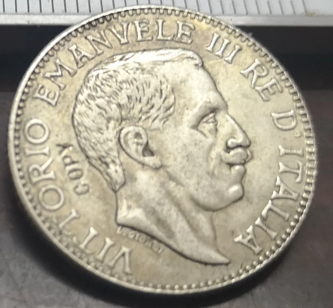 1915 итальянский Somaliland половина Rupia Vittorio Emanuele III Серебряная копия монеты|coin coins|coin