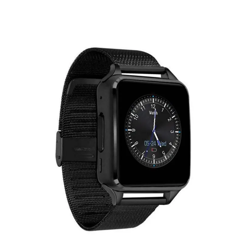 black 696 Смарт-часы S8 металлические часы Bluetooth Подключение Android телефон Поддержка сим-карты TF карты уведомление о синхронизации push-сообщения Смарт-часы - Цвет: black