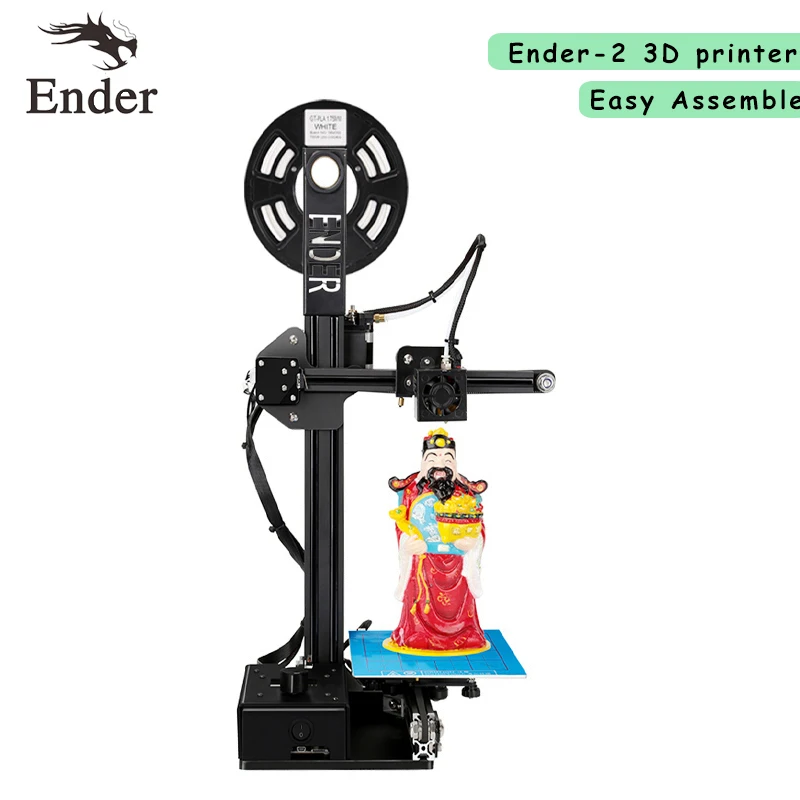 Ender 2 3D принтер DIY комплект Reprap prusa i3 большой принт 200*150 мм металлический каркас 3d
