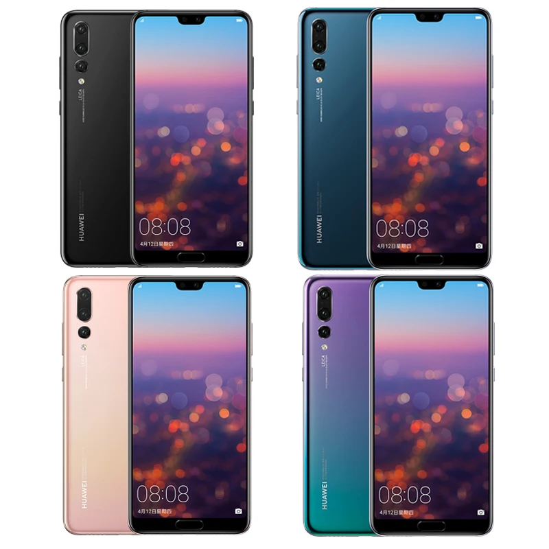 Оригинальный huawei P20 Pro 6G RAM 64G ROM 4G LTE Kirin 970 Octa Core 6 1 дюйма 2240*1080 P Три задних Камера