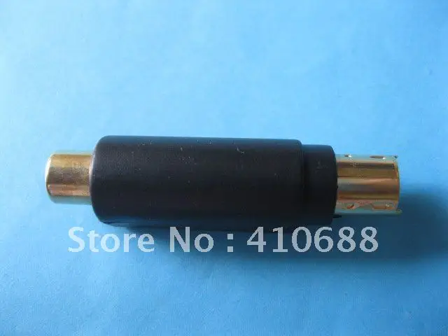 Преобразователь RCA Мама в Mini 4 pin DIN Plug S-Video папа позолоченный 50 шт. | Обустройство