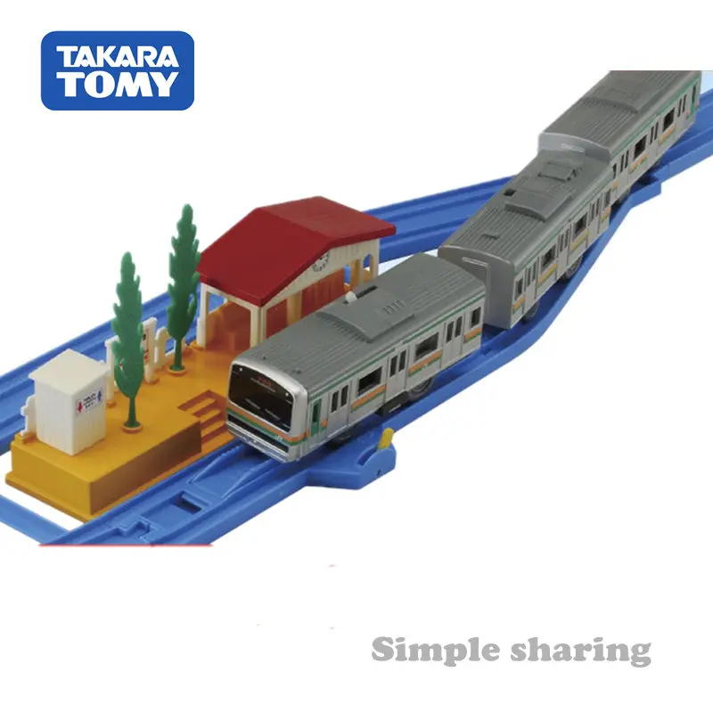 Takara Tomy tomica Plarail базовый Стартовый Набор железной дороги, набор моделей, литые под давлением развивающие игрушки, волшебные миниатюрные детские куклы