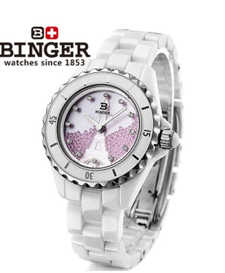 Оптовая фантазии Бингер Керамика смотреть женщина элегантный розовый В виде