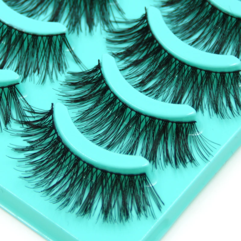 Новые Толстые Накладные ресницы YOKPN высококачественные натуральные накладные