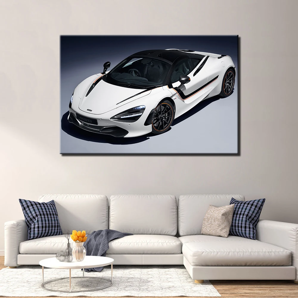 1 шт. Холст Картина Mclaren 720s суперкар HD плакаты и принты настенные картины для