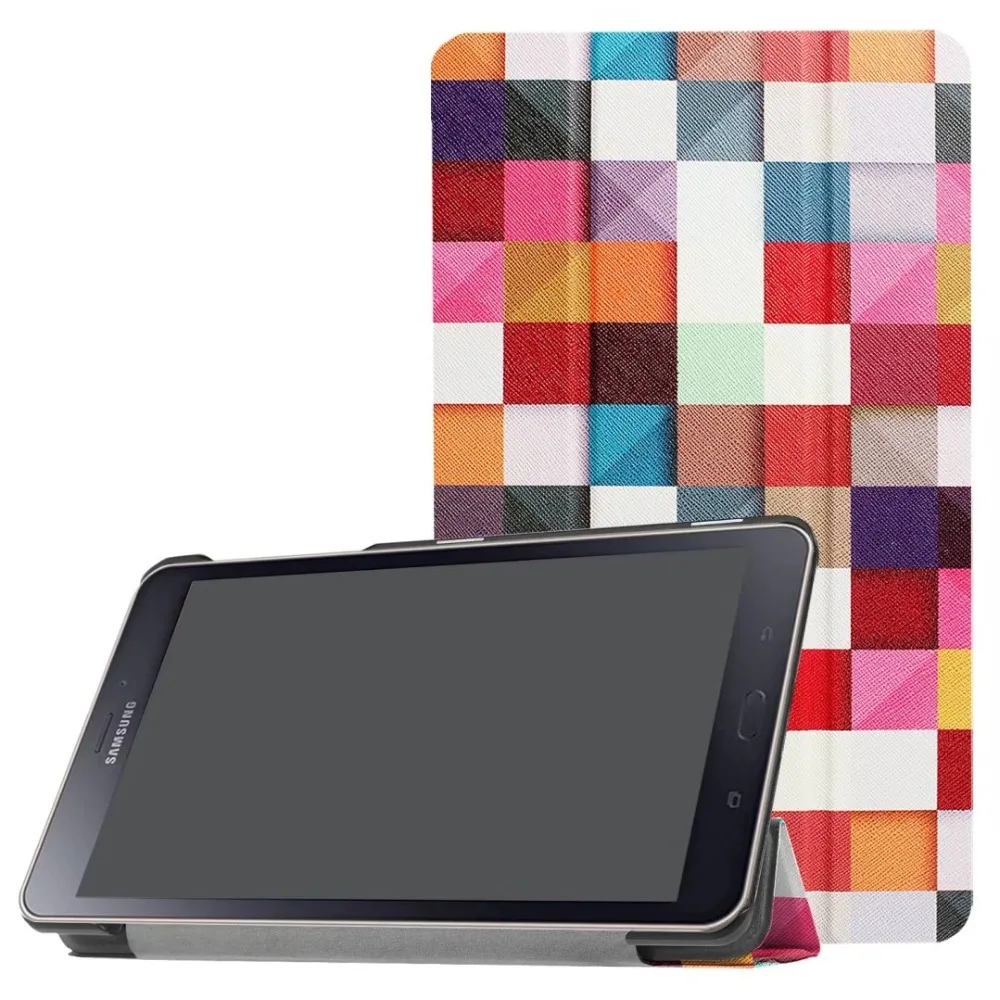 Чехол для Samsung Galaxy Tab A 8,0 T380 T385 8,0 дюймов чехол для планшета из искусственной кожи раскладной флип-чехол с подставкой