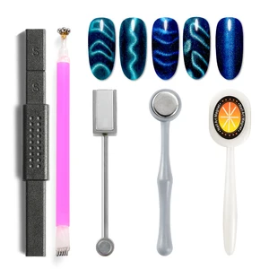 Сильная Магнитная палочка для ногтей MEET ACROSS, 5D эффект кошачьих глаз магнит для УФ-окраски, Гель-лак для ногтей, инструмент для маникюра