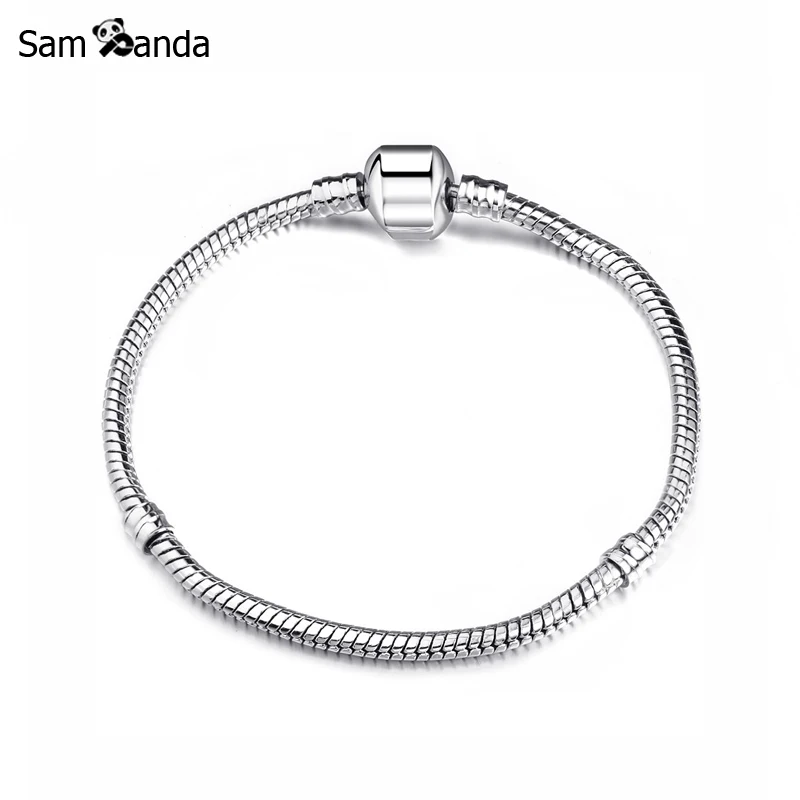 

Charm Bracelet Rose Gold Bracelets Snake Chain For Women Heart Friendship Bangles Jewelry Valentine's Day Gifts